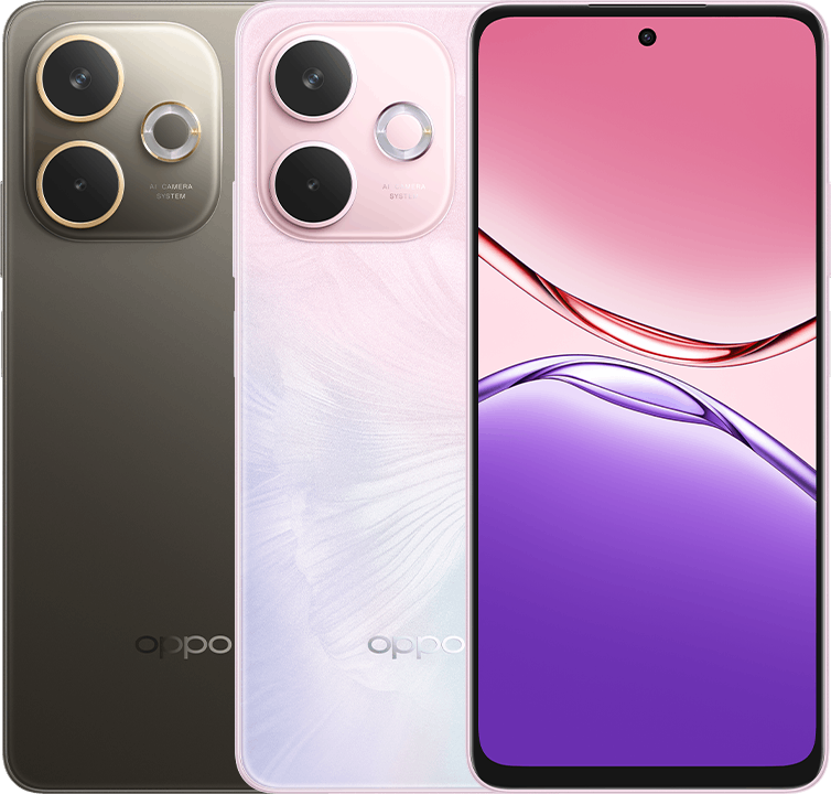 A5 Pro 5G in Mocha Brown and Bloom Pink